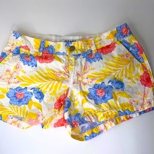 Old navy flower beach shorts